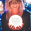 Picture of Personalized 3D Moon Lamp with Touch Control Touching Words (10cm-20cm)