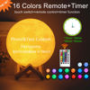 Picture of Personalized 3D Moon Lamp with Touch Control Touching Words (10cm-20cm)