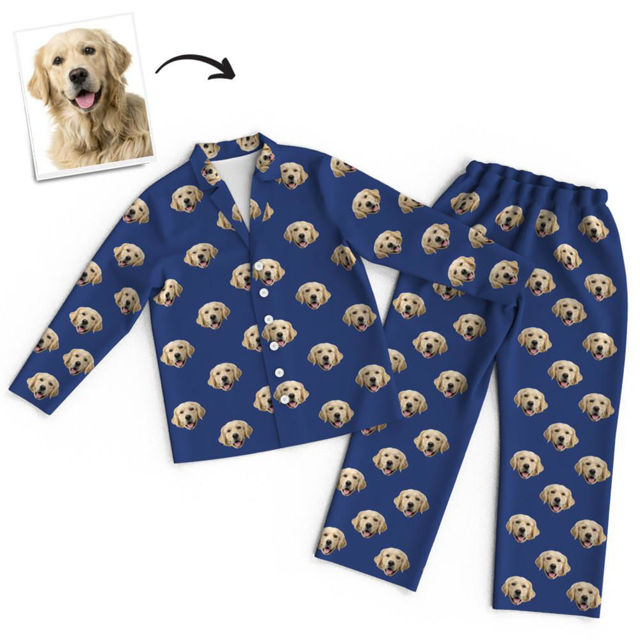 Picture of Customized Colorful Face Pajamas as Unisex Best Gifts