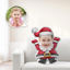 Picture of Custom Cute Santa Throw Pillow Unique Personalized Santa Claus With Raised Hands Throw Pillow Give Your Child The Most Meaningful Gift
