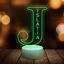 Picture of Custom Name Night Light With Colorful LED Lighting - Multicolor Letter Night Light With Personalized Name