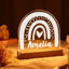 Picture of Rainbow Heart Night Light with Irregular Shape  - Personalized It With Your Kid's Name
