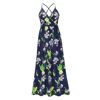 Picture of Chic Spring/Summer Look Bohemian Floral Suspender Dresses - V-Neck Boho Long Maxi Dress - Beach/Wedding Party Camisole Dress for Girls