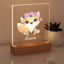 Picture of Yellow Fox Night Light - Personalized It With Your Kid's Name